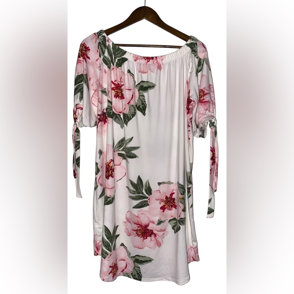 Absolutely Love It Women Off Shoulder Floral Mini Dress 2xl Fairycore Cottage - Picture 2 of 6
